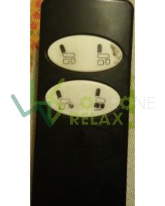 Télécommande double-actionneur pour des fauteuils releveur électrique, compatible avec Motion Relax cod KE818B0005. 